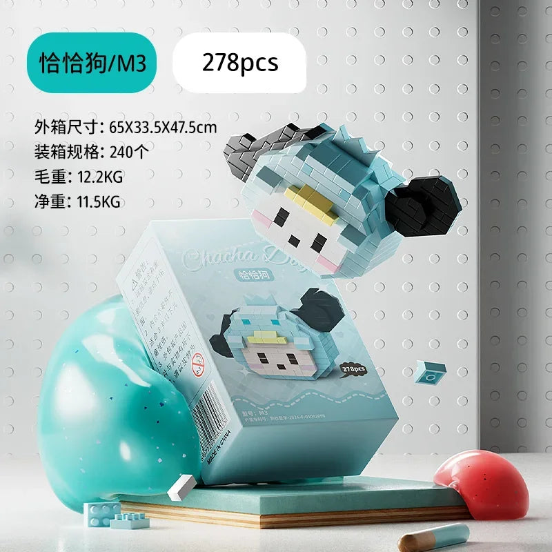 TOYLINX Mini Animal Building Blocks Assembled Model Cartoon Panda Doll Set 6 Years Old And Above Children Educational Toys Gifts