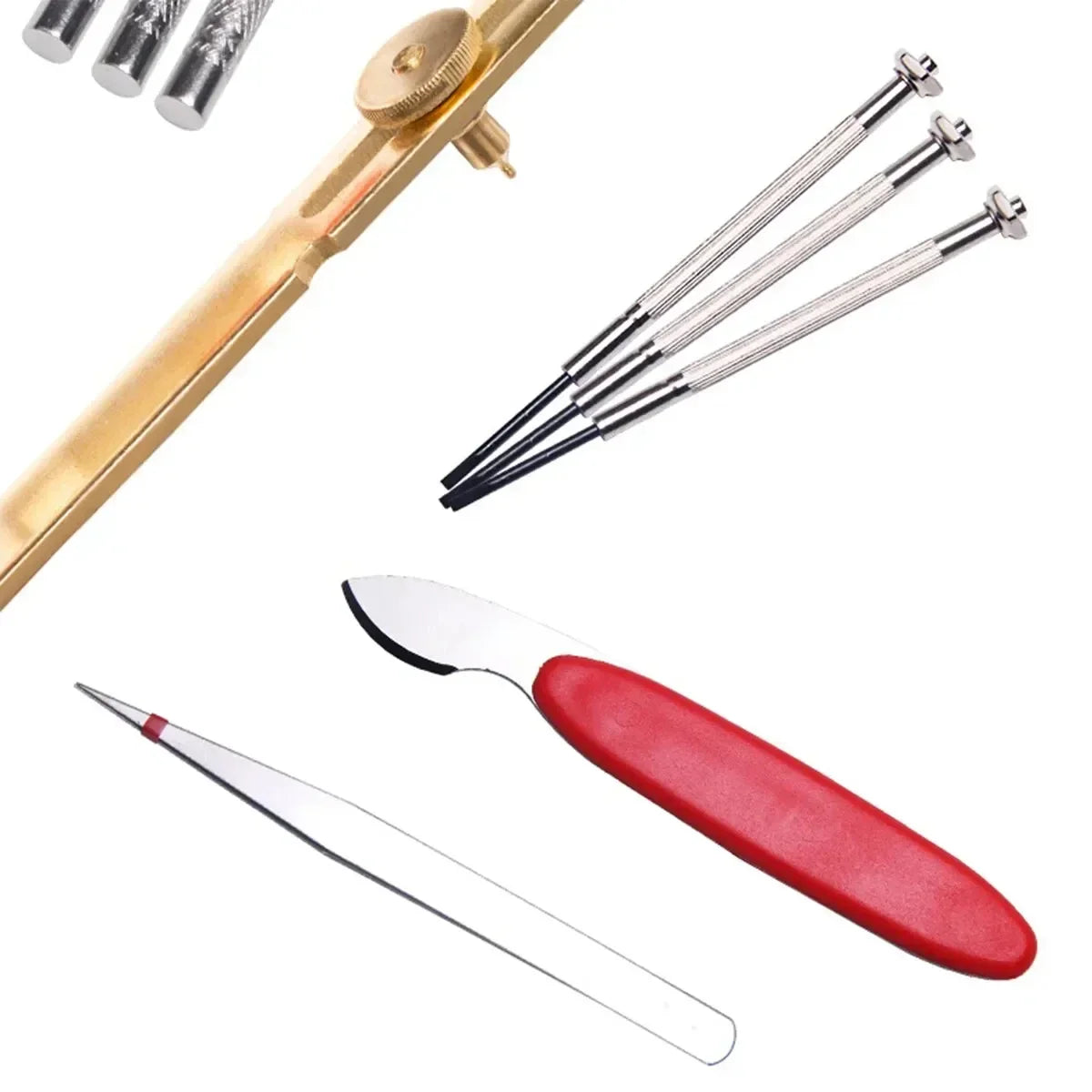 147pcs/set Watchmaker Watch Repair Repairing Tools Kit, Case RemoverOpener Bar Set, Convenience Brand Clock Tool