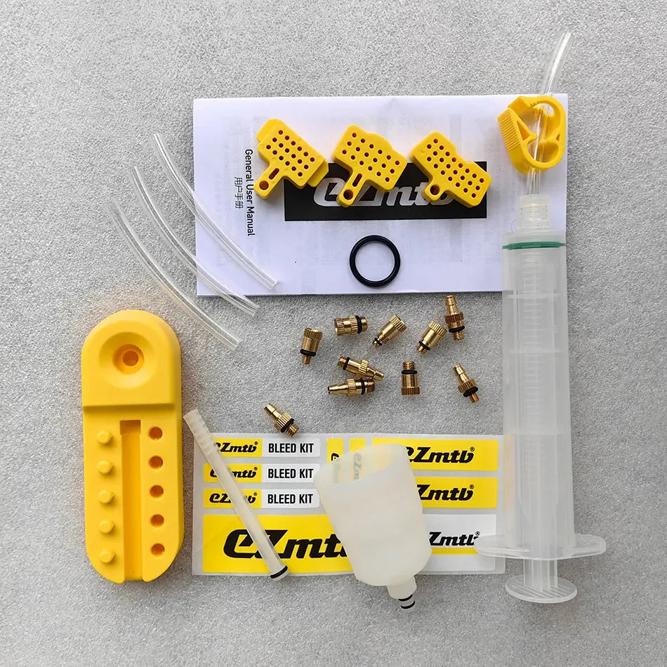 EZmtb 2024 Lite Bicycle Electric Scooter Disc Hydraulic Brake Oil Change and Exhaust Maintenance Repair Tool Bleed Kit Road Bike