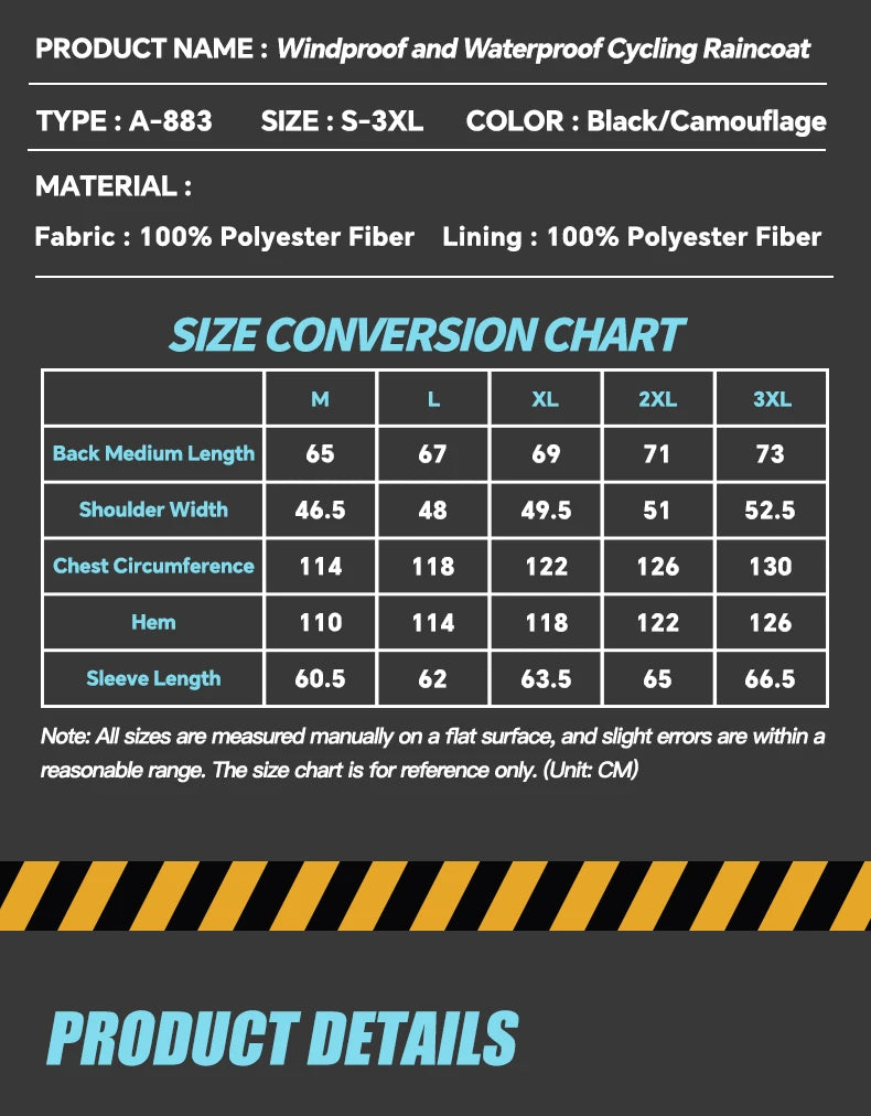 2-Piece/Set VEMAR Jacket and Pants Motorcycle Rain Suit - Extreme Weather Protection Men Women Raincoat for Moto Riders