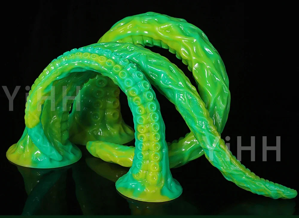 Long Butt Plug Silicone Long Anal Plug Tentacle Dildo Penis With Suction Cup Big Anal Sex Toys Progressive Vaginal Massage