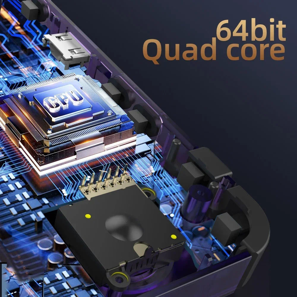 R36H Retro Handheld Video Game Console 3.5 Inch IPS Screen 10000+ Games ARKOS Emulator for PS1/PSP/DC/N64/SS