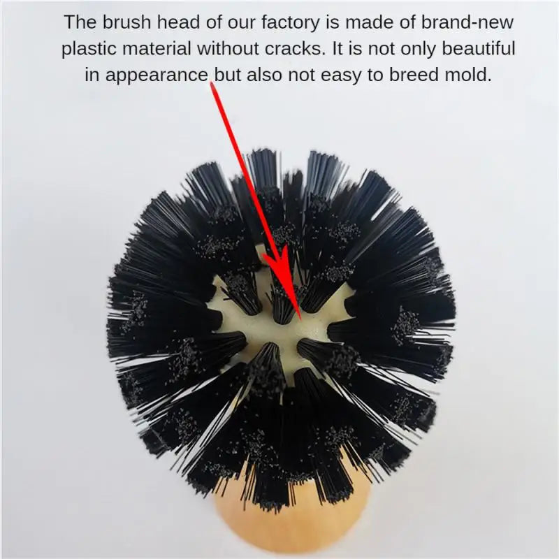 New 51/54/58mm Portafilter Cleaning Brush, Professional Barista Espresso Coffee Cleaning Brush Tool With Wooden Handle