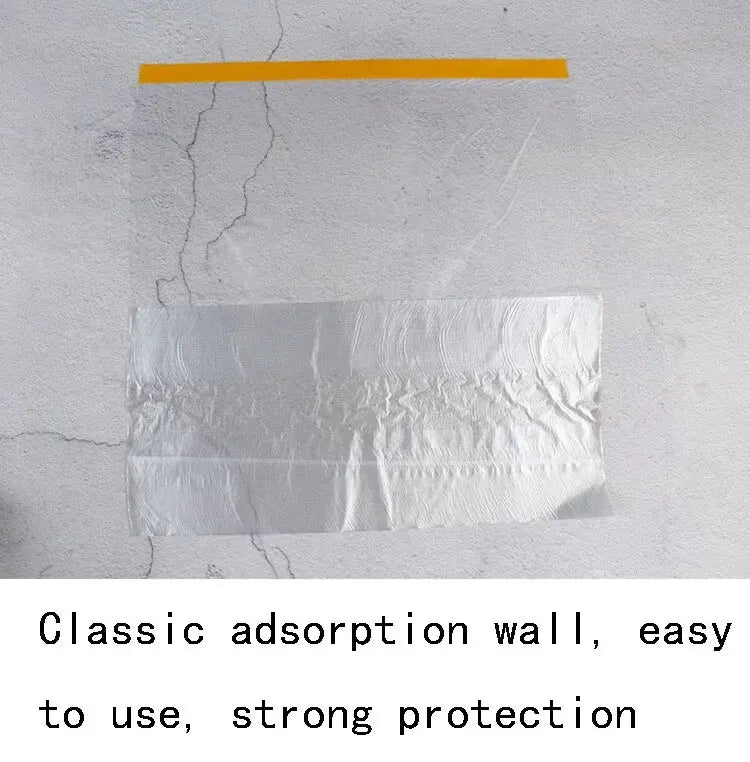 0.35m * 20m Transparent Plastic Shielding Film Waterproof Dust Cover Living Room Kitchen Furniture Decoration Vacant Protective