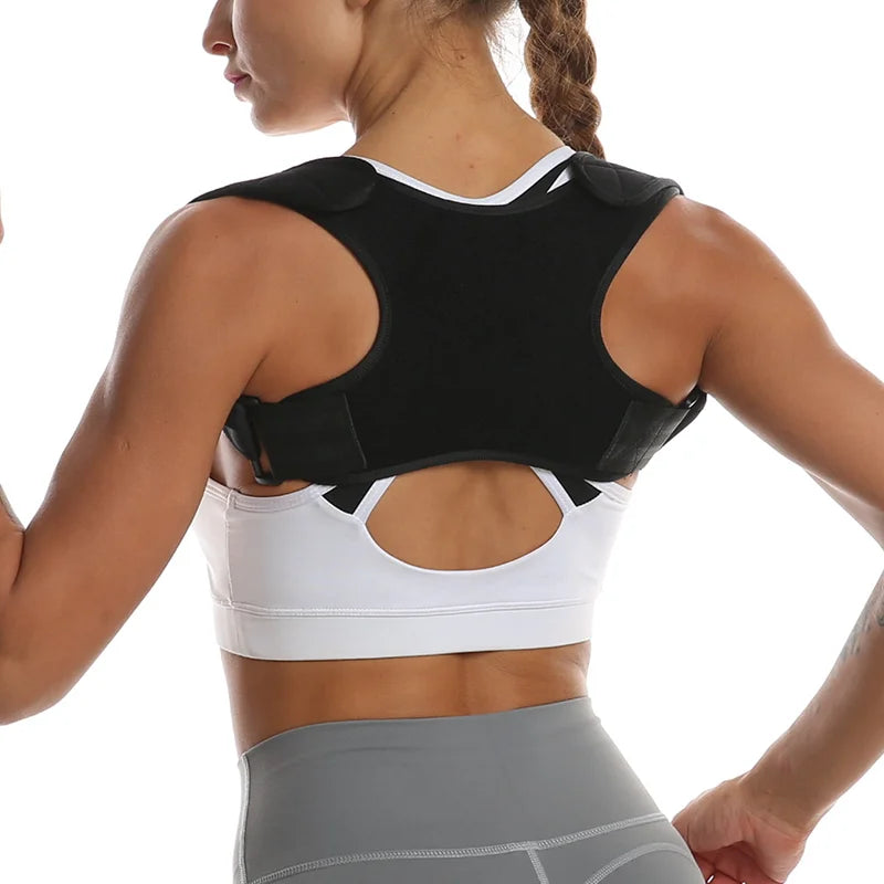 Women Adjustable Posture Corrector Preventing Humpback Protection Spine Pain Relief Correction Belt Upper Back Shoulder Support