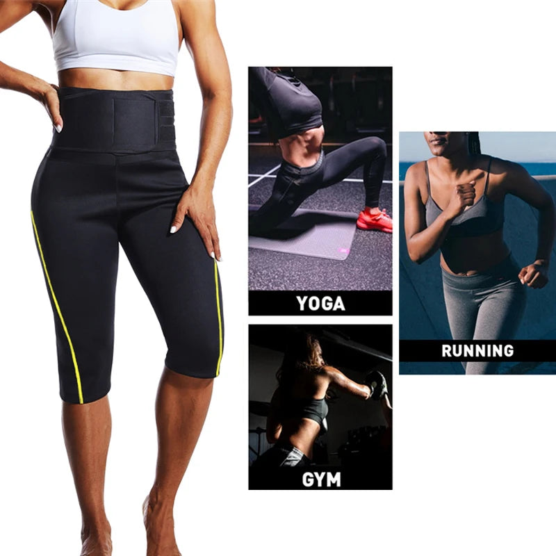 YBFDO Sweat Sauna Pants Neoprene Suit Sweating Shapers Fat Burner Corset Body Shaper Slimming Pants Waist Trainer Shapewear