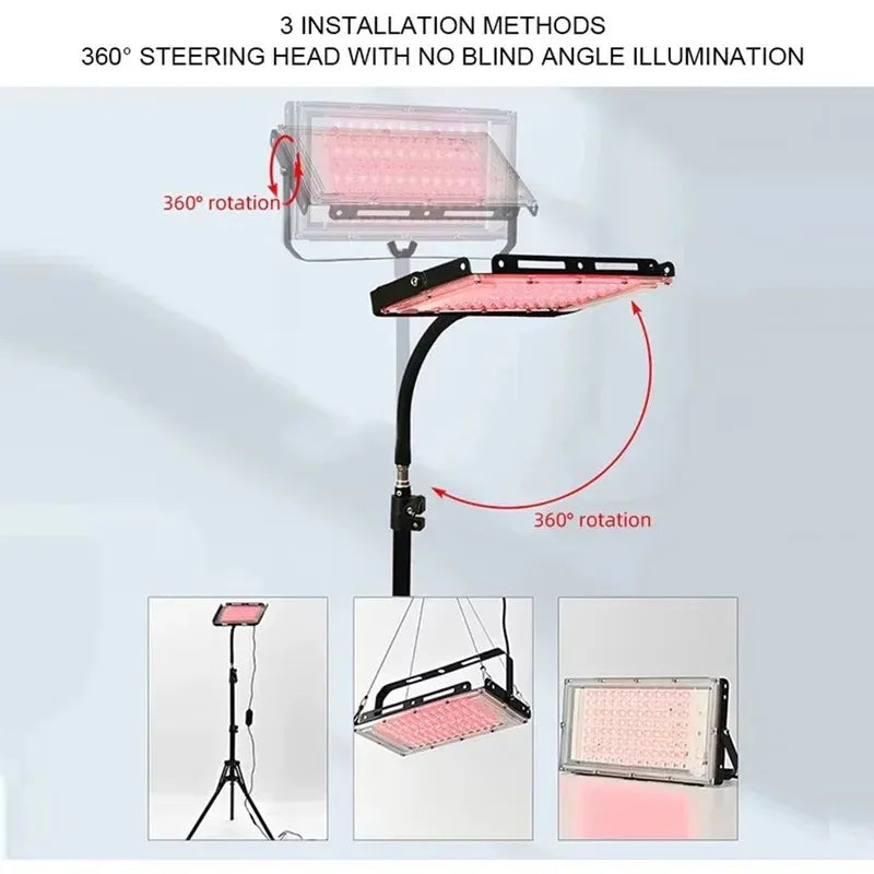 96 LEDs Red Light Therapy Lamp for Full Body Infrared Light Device Face Body Pain Stress Relief Daily Skin Care 660nm 850nm