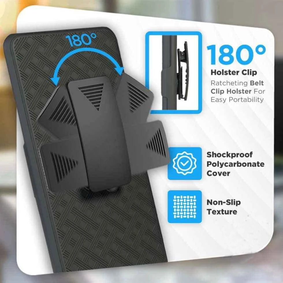 S25 Case Rugged Combo Shockproof Armor Belt Clip Holster Cover for Samsung S24 Ultra S23 S21 S22 Plus Note 20 Stand Swivel Capa