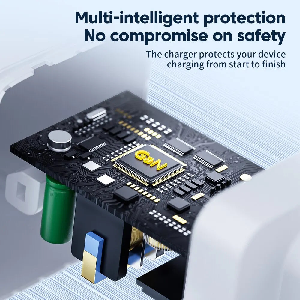 Toocki 67W GaN USB C Charger QC4.0 65W PD 3.0 Type C Fast Charger Quick For iPhone 16 15 14 13 Pro Samsung Xiaomi Huawei MacBook