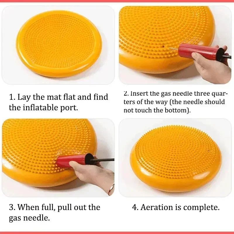 Hot Montessori Children Toys PVC Balance Stone Inflatable Cushion Sensory Integration Training Tactile Sensing Party Social Game