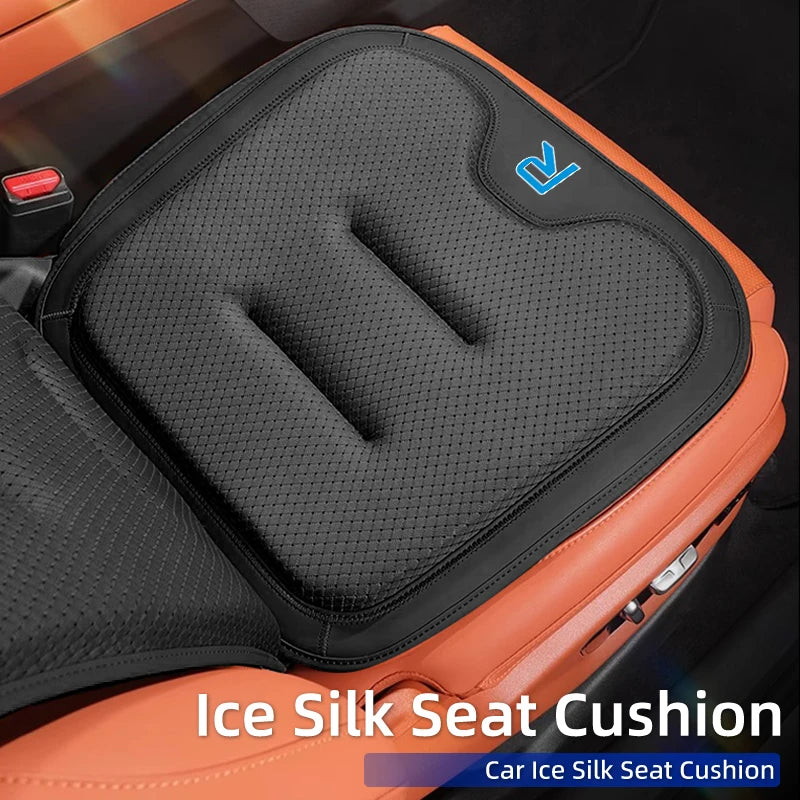 Car Ice Silk Cushion Seat Covers height increasing seat cushion For Volvo AWD C30 S90 T6 V40 V50 V60 V70 V90 XC40 XC60 XC70 XC90