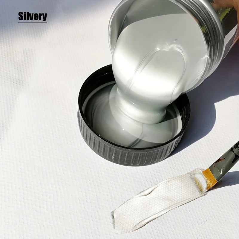 50/100ml Gold Paint Metallic Acrylic Paint,waterproof Not Faded For Statuary Coloring DIY Hand Clothes Painted Graffiti Pigments