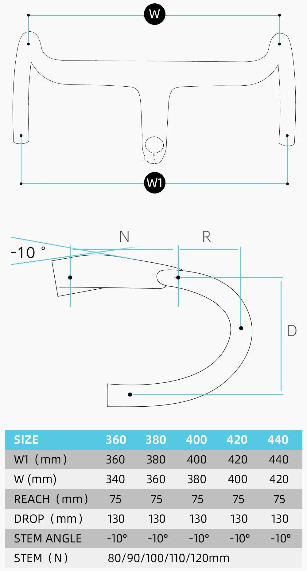 LEXON VERO Full Carbon Road Bike Handlebar Full Inner Cable Urltra-Light Bicycle Racing Handlebars Cycling Product Accessories