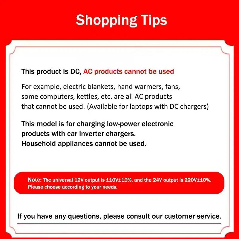 Car Inverter DC12V/24V to DC110V/220V 150W Peak LED Display Sockets Power Inverter Adapters Fast Charging Automobiles Inverters