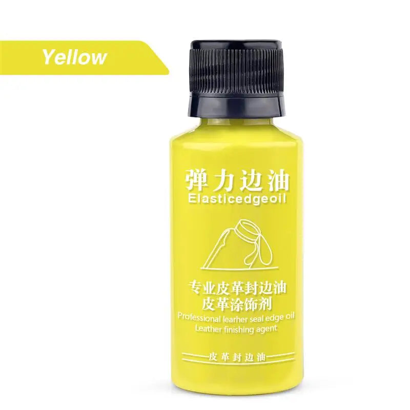 30ml Stretch Matte Elastic Edge Sealing Oil Leather Dye Coloring Coats Edges Repair Wrap Liquid DIY Leather Craft Paint Pigment