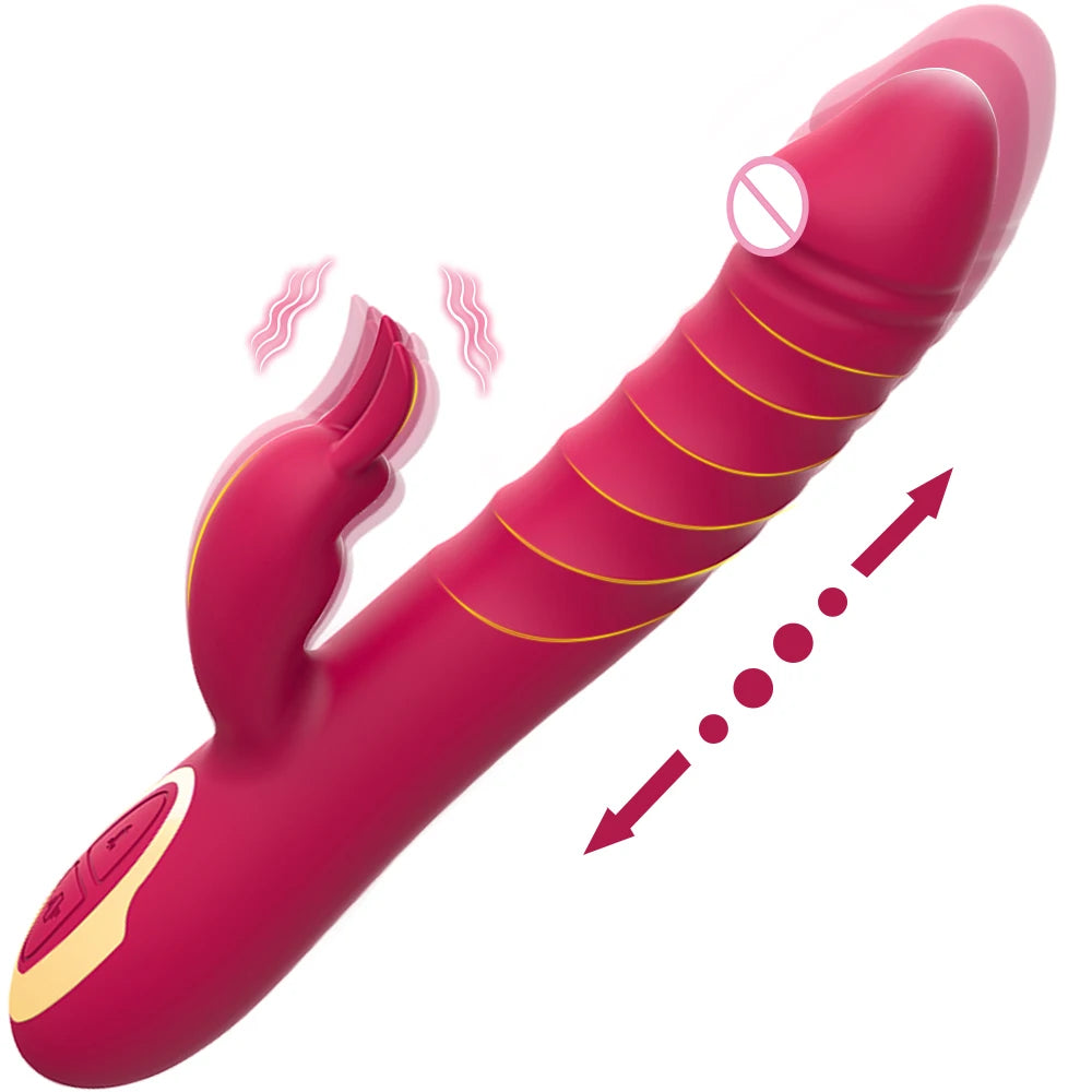 Beginner G-Spot Vibrator Thrusting Dildo Clitoris Stimulator 10 Vibration Female Masturbator Sex Toys for Couple Pleasure