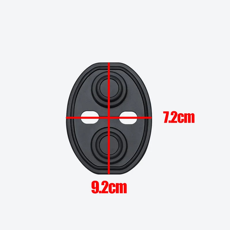 Upgrade Car Door Closing Shockproof Silicone Cushion Mute Shock Absorber Protective Covers Car Door Latch Accessories