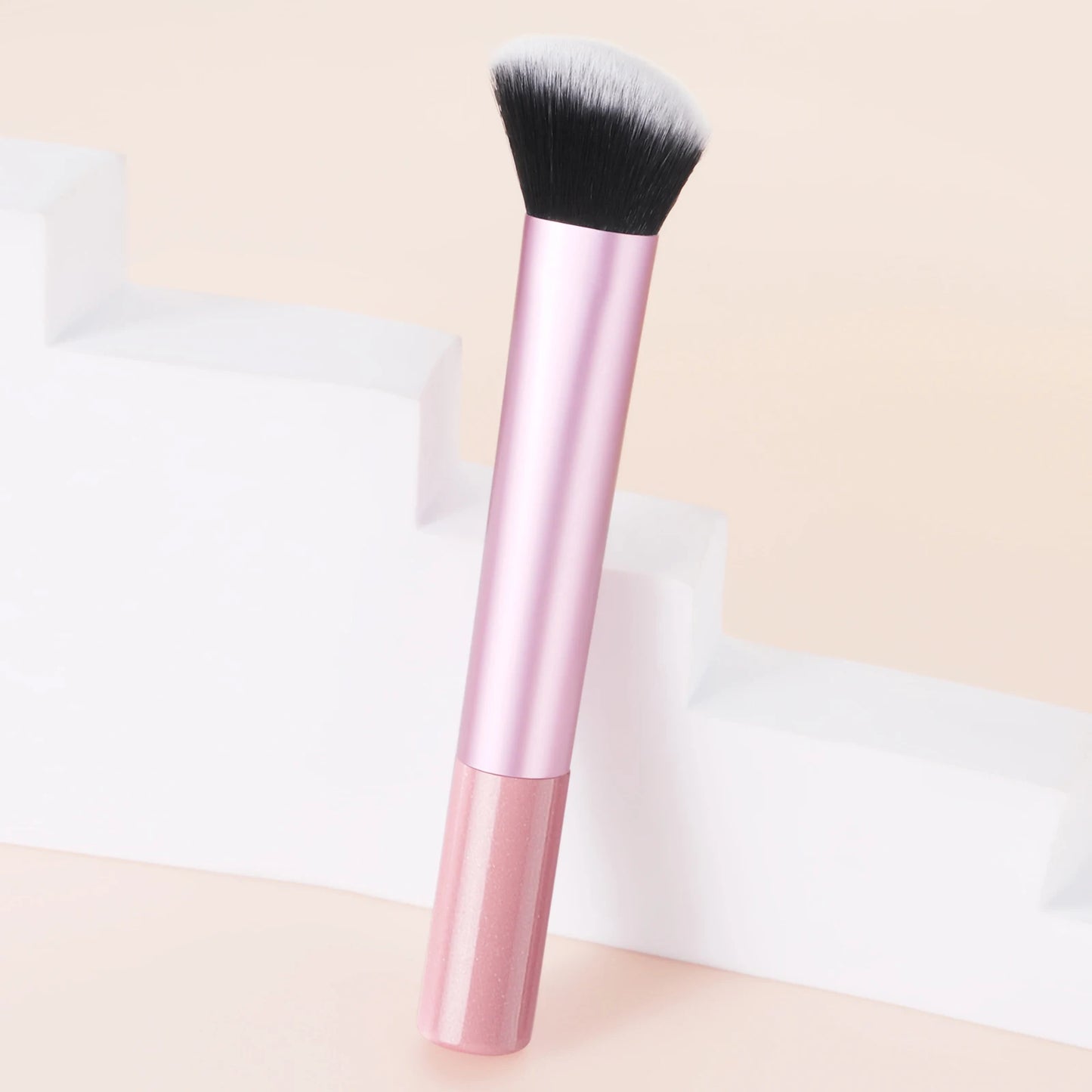 Single facial brightening, contouring and contouring brush beauty tool