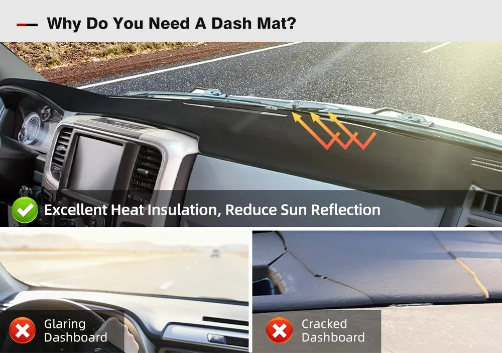 Car Dashboard Cover Mats Fit For Honda Freed GB5 GB6 GB7 GB8 2017-2020 Sun Shade Avoid Light Pads Instrument Panel Carpets