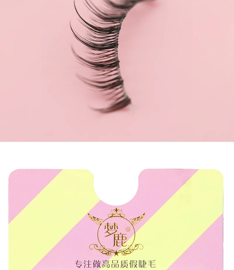Dream Deer False Eyelashes A Type Eyelashes Upgraded Lash V-shaped 0.14mm Transparent Stem Soft Natural Eye Lashes Mink