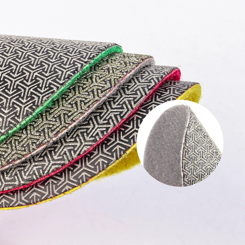 50mm Electroplated Diamond Polishing Pad Fast Removal For Glass Tiles Ceramics Bricks Stone Wood Paint Fibre-Glass & Composite