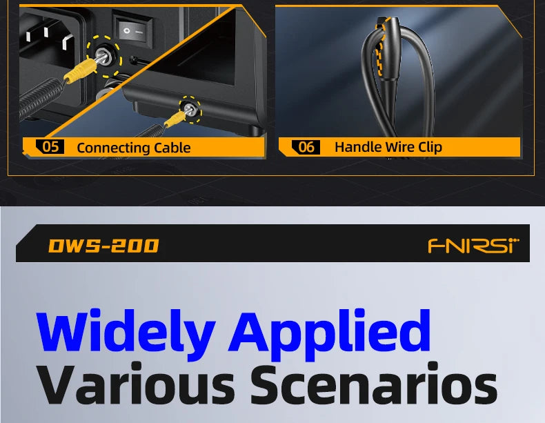 FNIRSI DWS-200 200W Rework Soldering Station C210/C245 Handle with Soldering Helping Hand Electronic Welding Repair Solder Tools