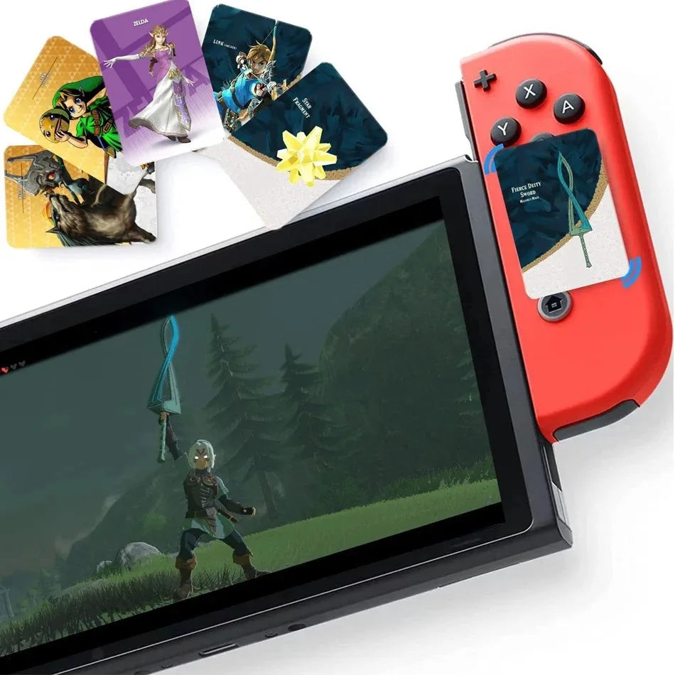 New splatoon Zelda Amiibo Card Apply to the Legend of Zelda: Tears of the Kingdo and Breath of the Wild Latest Paragliding NFC