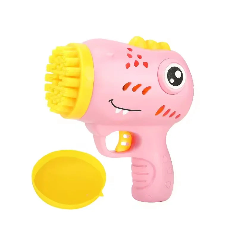 36 hole Dinosaur Bubble Gunner with Multi hole Bubble Gun Outdoor Entertainment Toy [No Bubble Water]