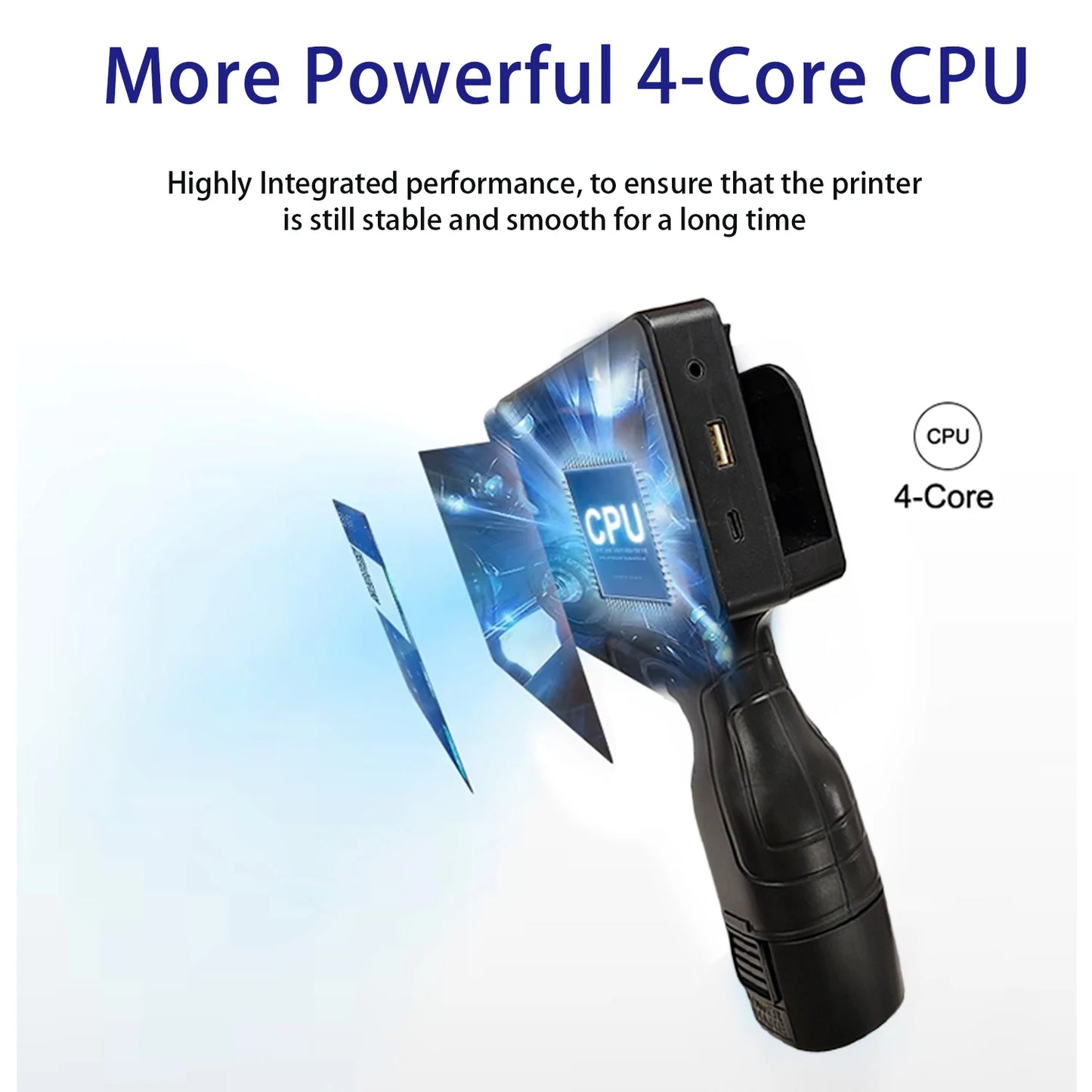 EURANNIT E17 12.7mm Portable Handheld Inkjet Printer Text QR Barcode Batch Number Logo Image Expire Date TIJ Printing Machine