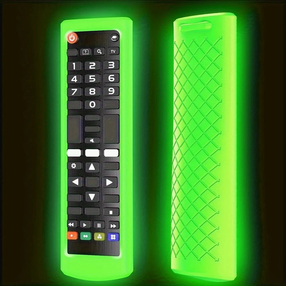 Luminous Silicone Remote Cover for LG AKB Series - Durable, Non-Slip Grip Protector Case - Stylish Accessory for TV, Recorder