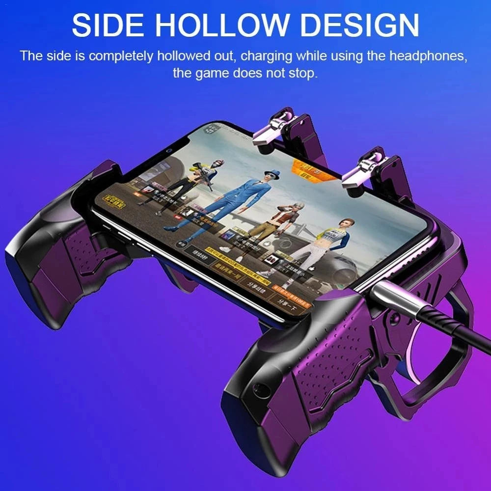 Control Phone PUBG Trigger Controller Gamepad Joystick for iPhone Android Free Fire Mobile Game Pad Cellphone Cell Gaming Mando