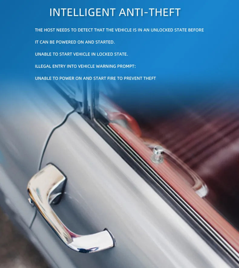 Car Alarm keyless entry start Systems Remote Central Door Lock Keyless System Auto Car SUV Anti-theft Tunning parts PKE