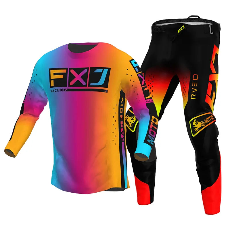 motocross gear set racing suit Off-road MX DH BMX ATV MTB Enduro MOTO Mens Kits Women's mountain Motorcycle Combo Downhill