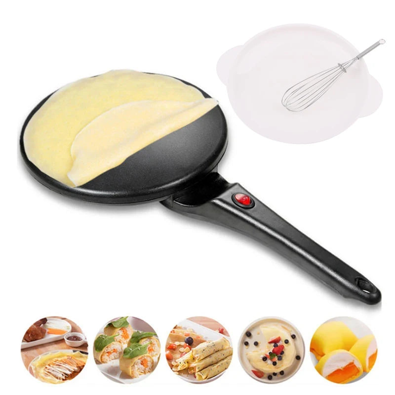 110V 220V Household Non-stick Pancake Machine Electric Crepe Baking Pan Instant Heating Spring roll Pastry Frying Grilling Plate