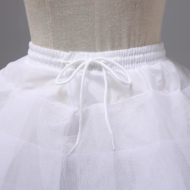 Three Layer Lolita Short White Kids Girls  Petticoat Underskirt For Ball Gown Wedding Dress Mariage Underwear Crinoline
