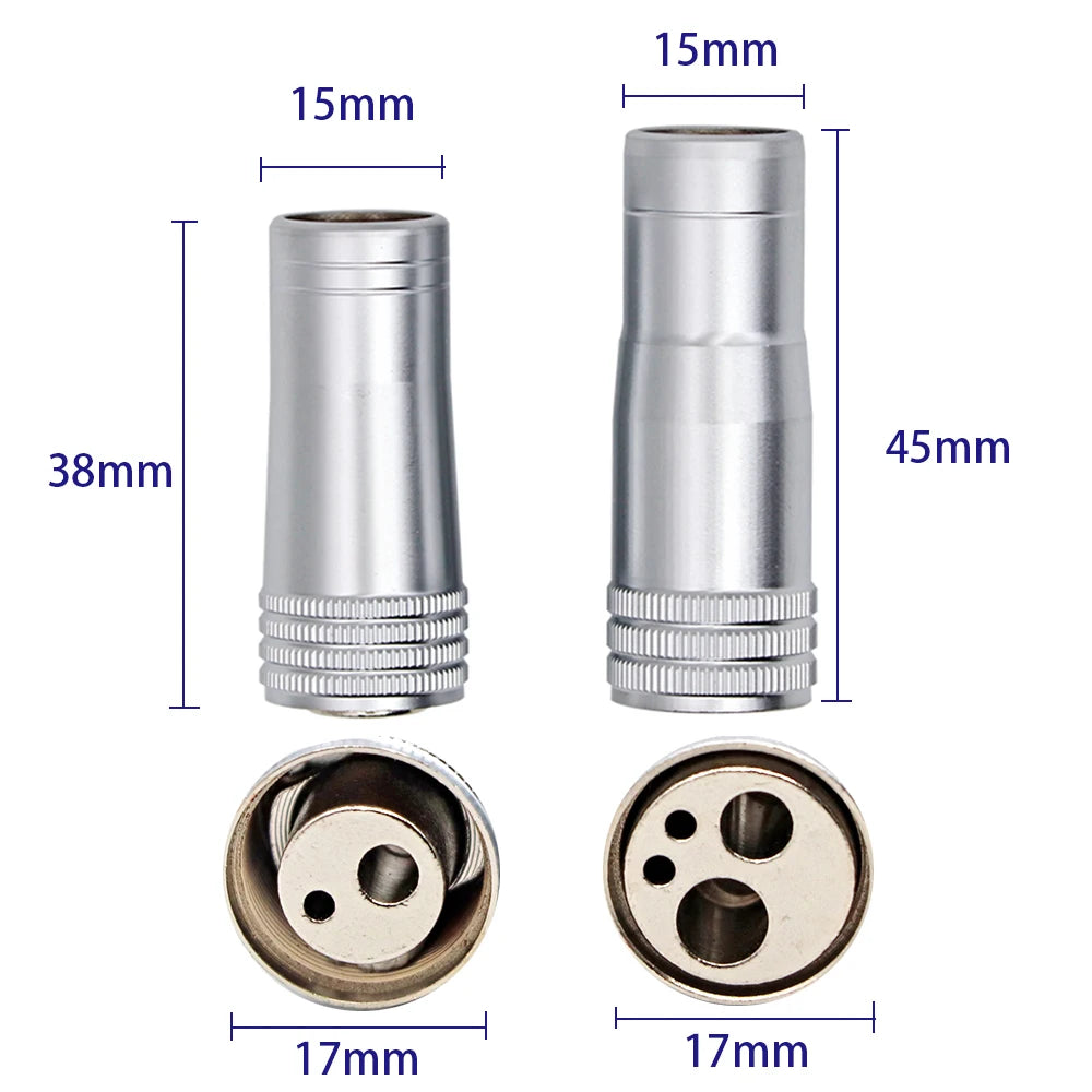 JNSUR 2/4 Holes Dental Handpiece Connector Dentistry Turbine Adaptor Hose Connector Dental Chair Accessories Parts Dentist Lab