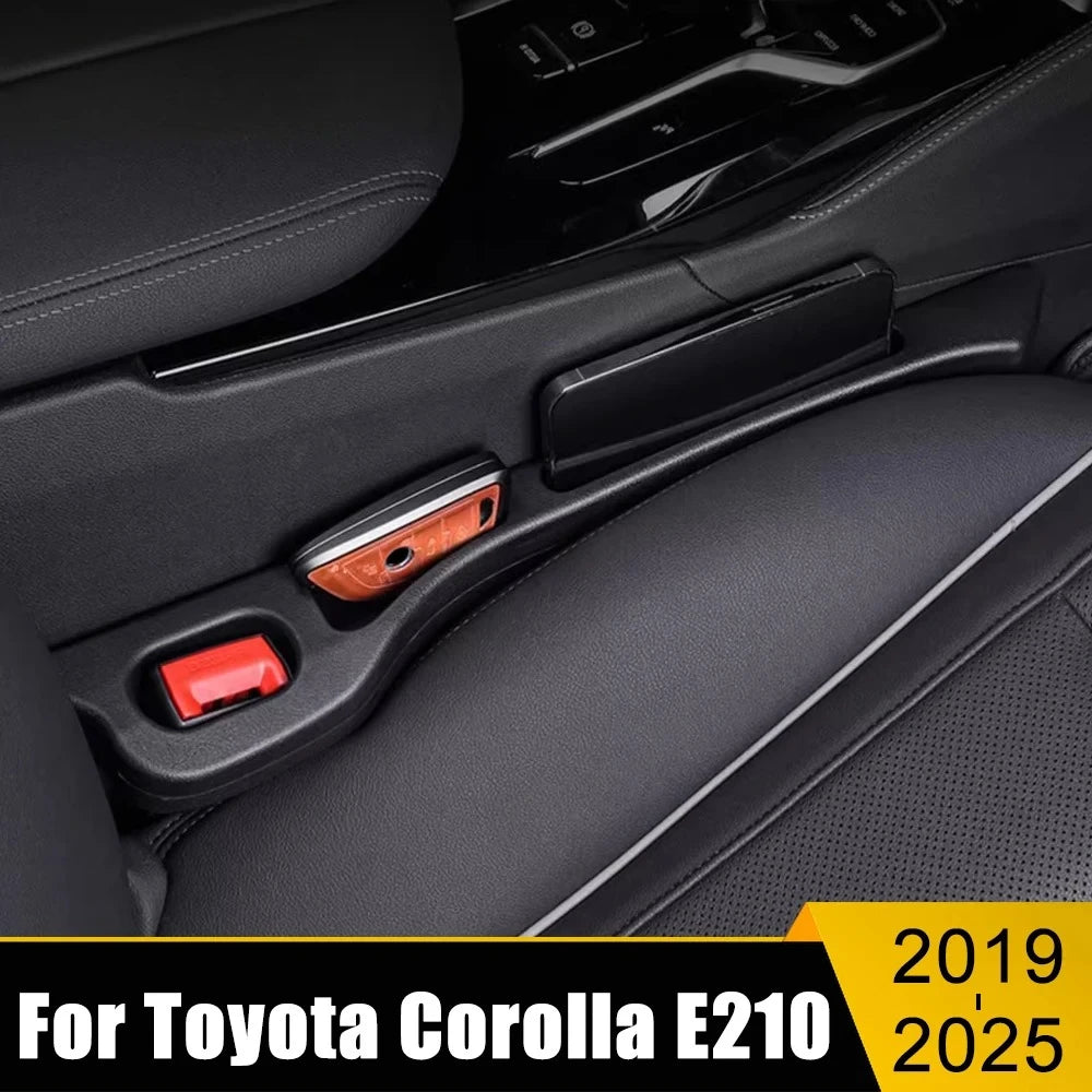 Universal Car Seat Leak Proof Strip Side Seam Storage Organizer For Toyota Corolla E210 2019-2021 2022 2023 2024 2025 Hybrid