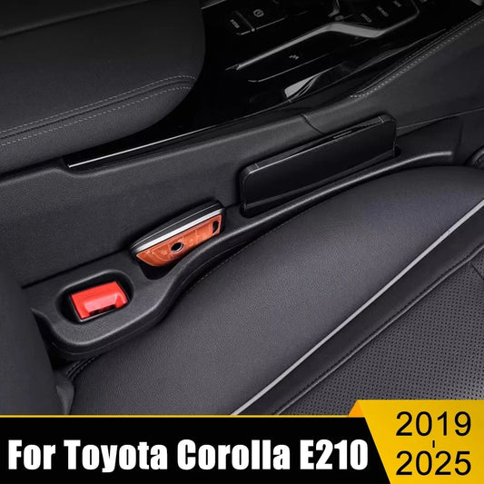 Universal Car Seat Leak Proof Strip Side Seam Storage Organizer For Toyota Corolla E210 2019-2021 2022 2023 2024 2025 Hybrid