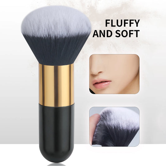 Power Makeup Brush, 1pcs Plastic	Daily  Reusable makeup brush For Making Up Supply