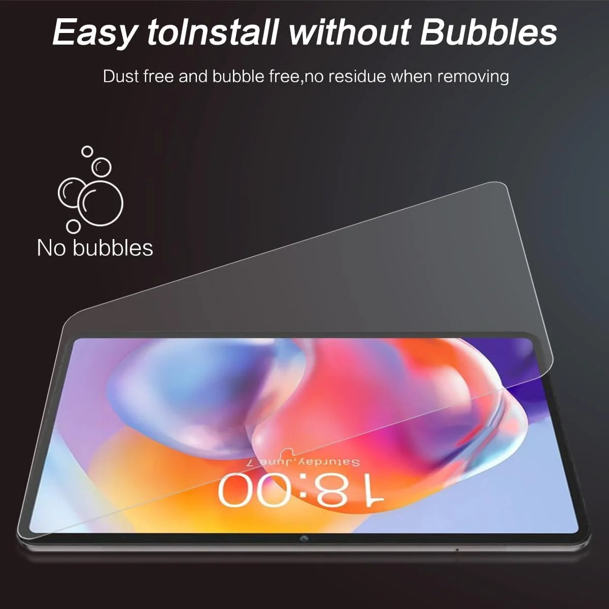 For Teclast P40HD 10.1 Inch Tempered Glass Screen Protector 2022 Tablet Sceatch Proof HD Clear Bubble Free Protective Film
