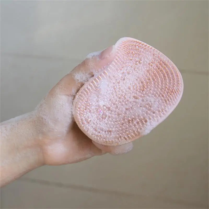 New Face Scrubber Soft Silicone Facial Cleansing Brush Face Exfoliator Blackhead Acne Pore Pad Cradle Cap Face Wash