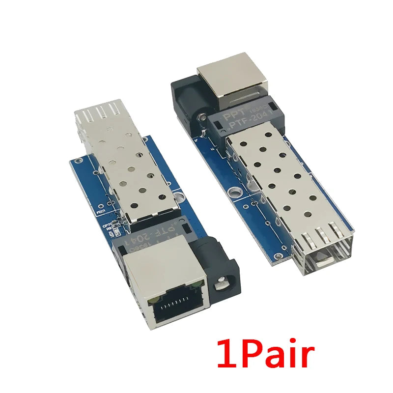 Sfp Media Converter Gigabit Mini10/100/1000Mbps Fiber Optical Ethernet Switch 1SFP1E 1F1E