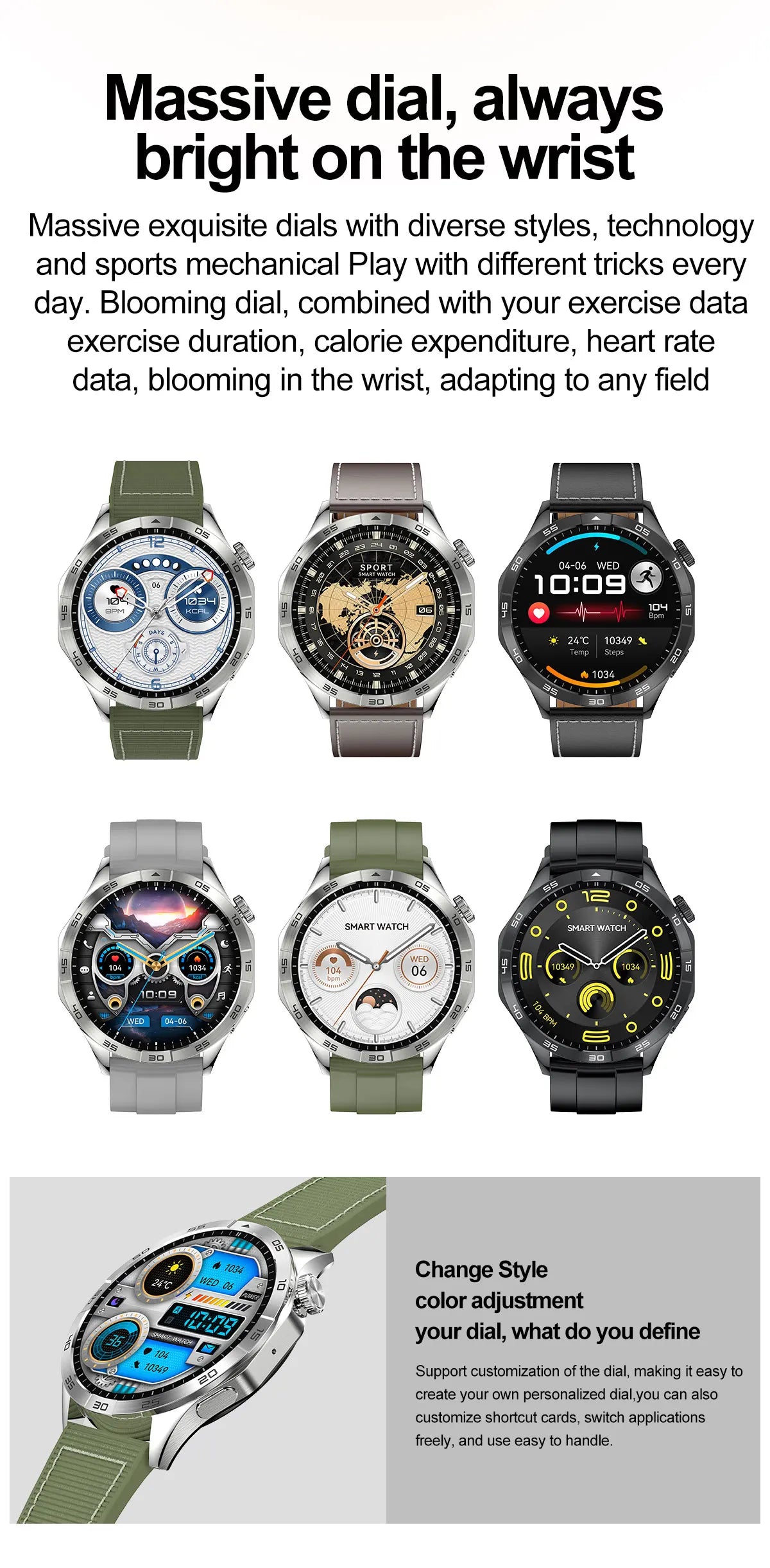 New 2024 HK4 Business AMOLED Smart Watch Men IP68 Waterproof Bluetooth Call HD Screen 100+ Dials NFC Smartwatch For GT4 Pro