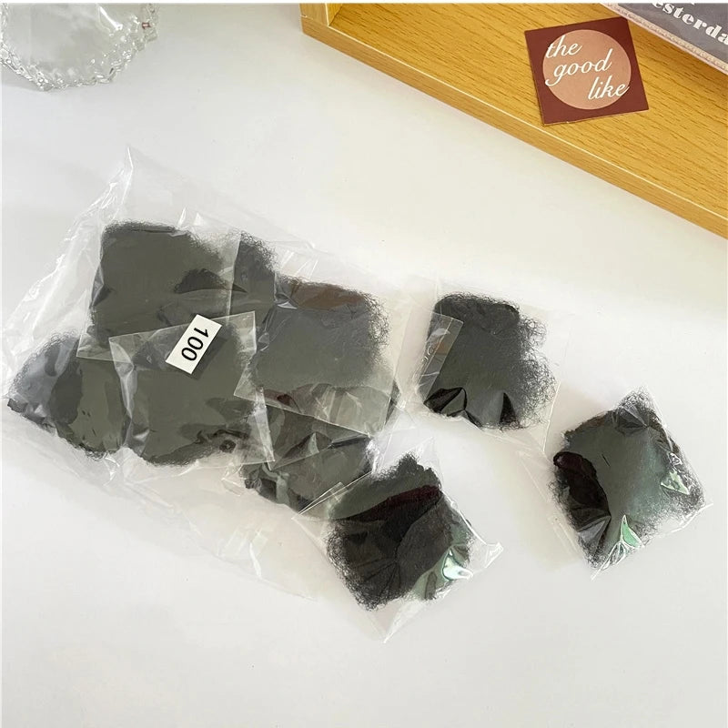 10pcs Invisible Bun Net Simple Style Mesh Net Breathable Wig Net Hair Styling Tool Women Female Hair Accessories