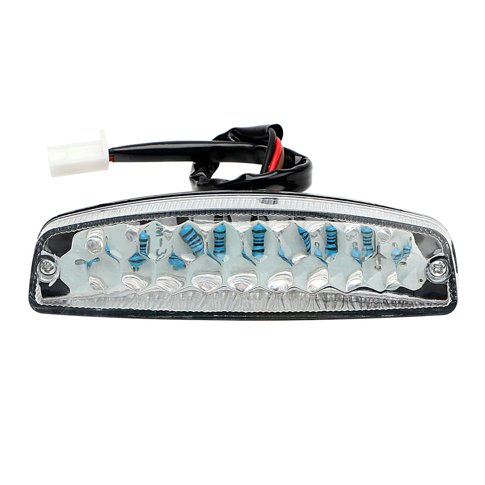 FORAUTO Motorcycle Taillight LED Brake Light For ATV Quad Kart Rear Indicator Tail Lamp Motorbike Accessories