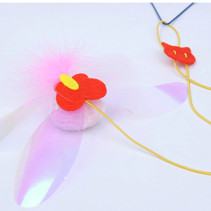 Simulation Mouse Cat Toy Funny Self-hey Hanging Door Retractable Cat Stick Scratch Rope Mouse Cat Interactive Toy Cat Supplies