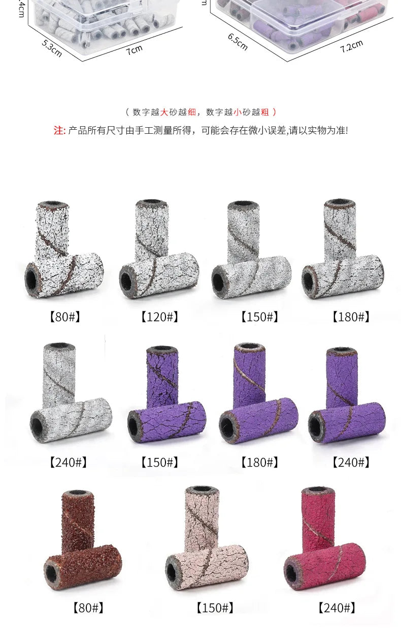 Mini Sand Ring Bearing Nail Polish Nail Polish Remover Manicure Grinding Tool To Remove Dead Skin Shaft Nails Nail Charms