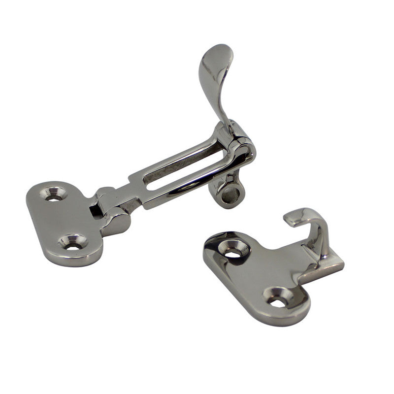 1pc Marine Boat Stainless Deck Lock Down Clamp Deck Hasp Locker Anti-Rattle Latch Fastener marine hardware laundry chute gate
