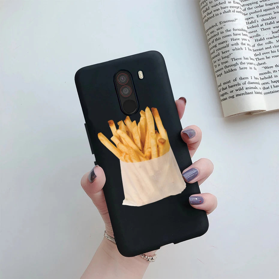 For xiaomi Pocophone F1 Case Poco F1 Cute Cat Cartoon Cover Silicone Soft TPU Phone Case For xiaomi Pocophone F1 Global F 1 Case