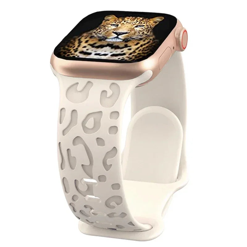 Engraved Silicone strap For Apple Watch Band 42mm 44mm 45mm 41mm 49mm 40mm bracelet correa iwatch Series 8 9 SE 7 6 5 4 3 Ultra
